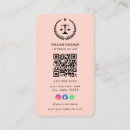 Search for defend business cards Scales of justice