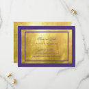 Search for royal purple save the dates Gold