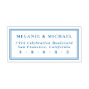 Search for rectangular rubber stamps Elegant