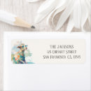 Search for goats return address labels Watercolor