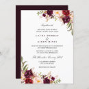 Search for marsala wedding invitations Botanical