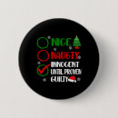 Search for adult christmas badges Naughty