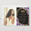 Search for black gold purple invitations Watercolor floral