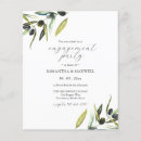 Search for budget engagement party invitations Greenery