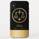 Search for libra zodiac sign iphone cases Black