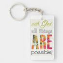 Search for all things are possible key rings Scripture