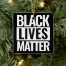 Search for justice christmas tree decorations Black lives matter
