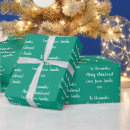 Search for emerald green christmas wrapping paper White