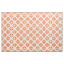 Search for orange and white pattern fabric Geometric