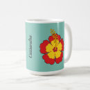 Search for red hibiscus flowers mugs Summer