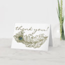 Search for peacock thank you cards Vintage