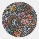 Search for japanese tattoo stickers Carp