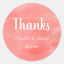 Search for coral beach wedding stickers Watercolor