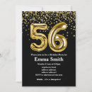Search for 56th birthday invitations Elegant