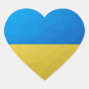 Search for blue and yellow heart stickers Freedom