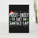 Search for fart christmas cards Lap