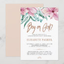 Search for reveal party invitations Floral