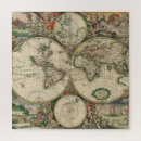 Search for vintage world map puzzles Antique