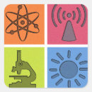 Search for physics teacher stickers Atom