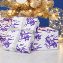 Search for horned wrapping paper Purple