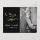 Search for glitter save the date postcards Black