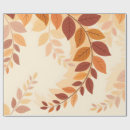 Search for thanksgiving business wrapping paper Leaves