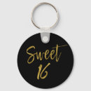 Search for 16th birthday key rings Sixteenth
