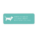 Search for basset hound return address labels Bassett