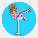 Search for martini glass stickers Cocktail