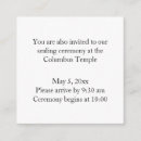 Search for square size invitations Black and white