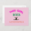 Search for gymnastics postcards For her