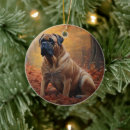 Search for bullmastiff christmas tree decorations Pet