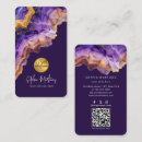 Search for purple glitter business cards Agate