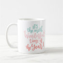 Search for wonderful time of the year mugs Typography