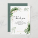 Search for jungle animals baby shower cards Elephant