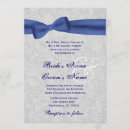 Search for royal blue and silver wedding invitations Grey