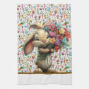 Search for easter decorations tea towels Rabbit