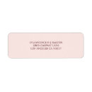 Search for blush return address labels Fall
