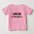 Search for anniversary baby shirts I love you