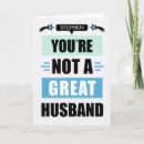 Search for funny husband birthday cards Typography