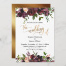 Search for deep red wedding invitations Floral