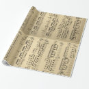 Search for vintage sheet music wrapping paper Stylish