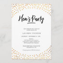 Search for gold hens party invitations Faux gold foil