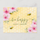 Search for happy bee postcards Yellow