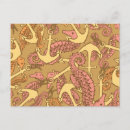 Search for seahorse pattern postcards Nautical