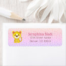 Search for pink leopard return address labels Wild