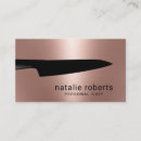 Search for knife business cards Bakery