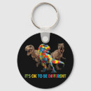 Search for dinosaur design key rings T rex