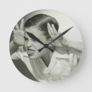 Search for vintage face clocks Black and white