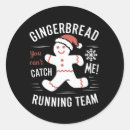 Search for funny gingerbread stickers Santa